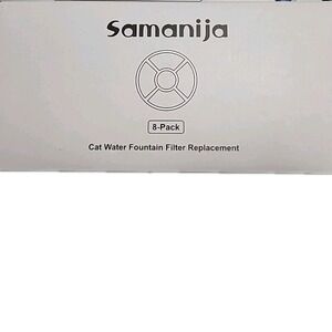 8pk Samanija Cat Water Fountain Replacement Filters